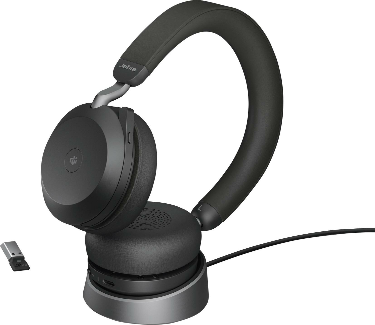 B-Ware Jabra Evolve2 Telefon Over Ear Headset Kopfhörer Bluetooth Kabelgebunden Schw406