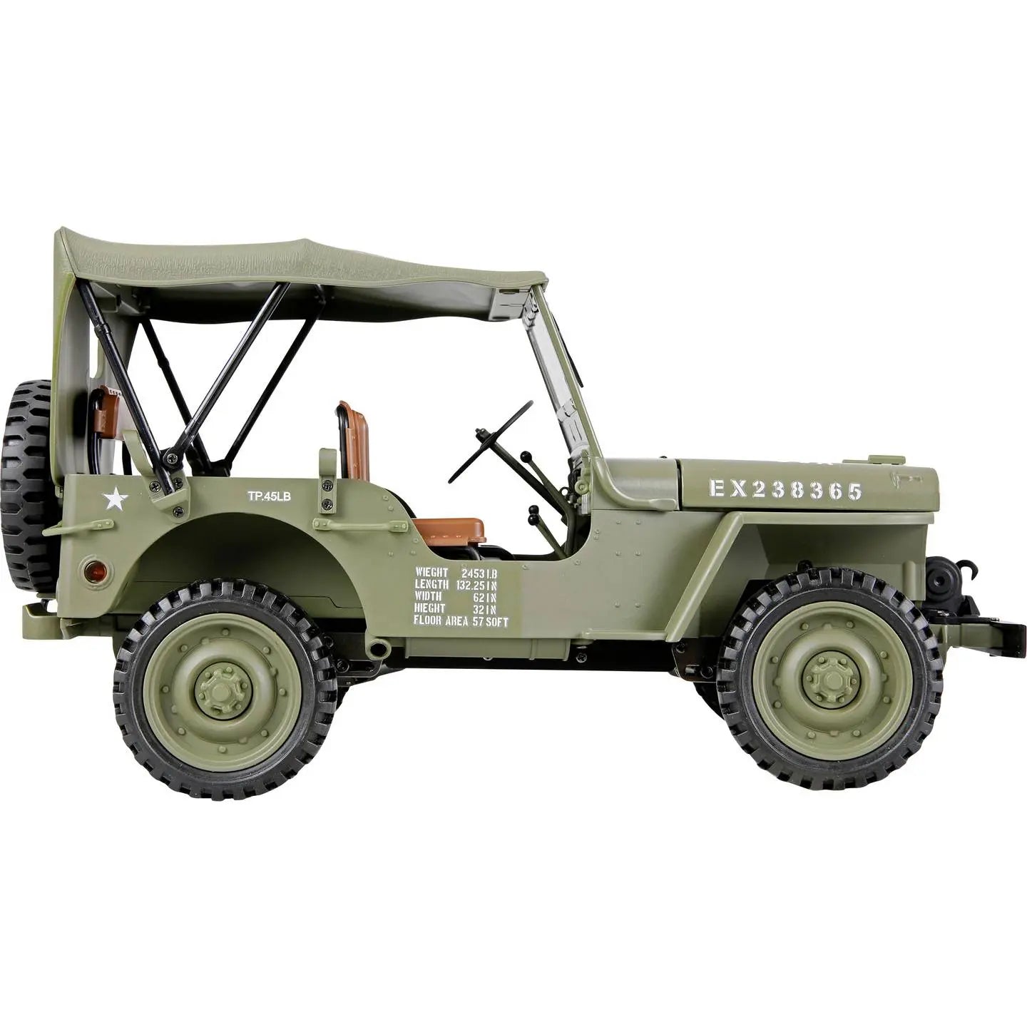 B-Ware Amewi Rc Modellauto Crawler Geländewagen Jeep Willys Mb Elektro Allrad 4 Wd Grün