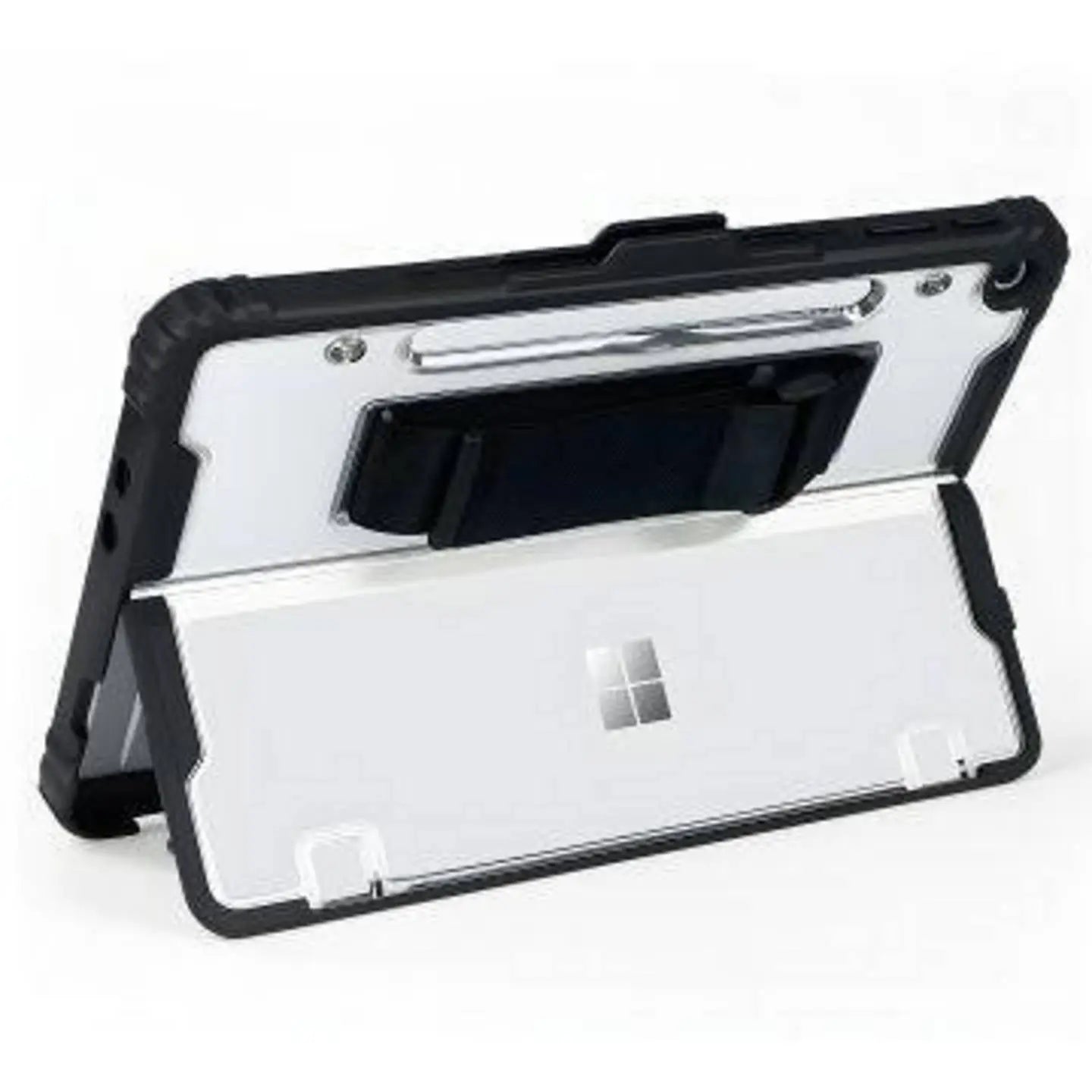 B-Ware Jt Berlin Hülle Case Microsoft Surface Pro 12 Schwarz Transparent Handschla16