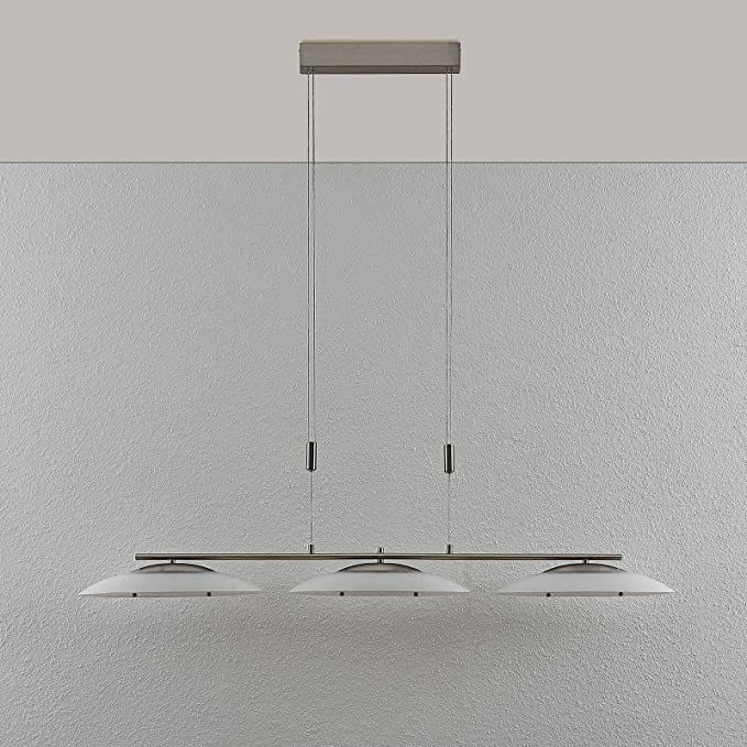 B-Ware Lindby Led Hängeleuchte Judie Modern In Weiß Aus Glas Deckenlampe Pendelleuchte