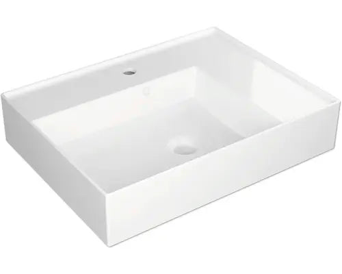 B-Ware Waschtisch Waschbecken Jungborn Quattro Badezimmer Becken Weiß Glänzend