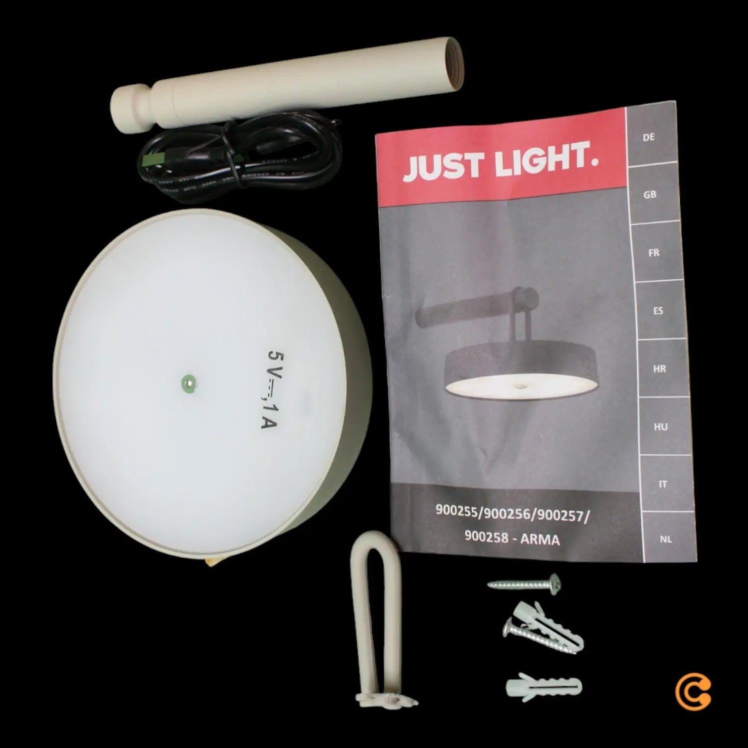B-Ware Just Light Arma 19312 40 Led Wandleuchte Lampe Led Wandlampe Innenbereich