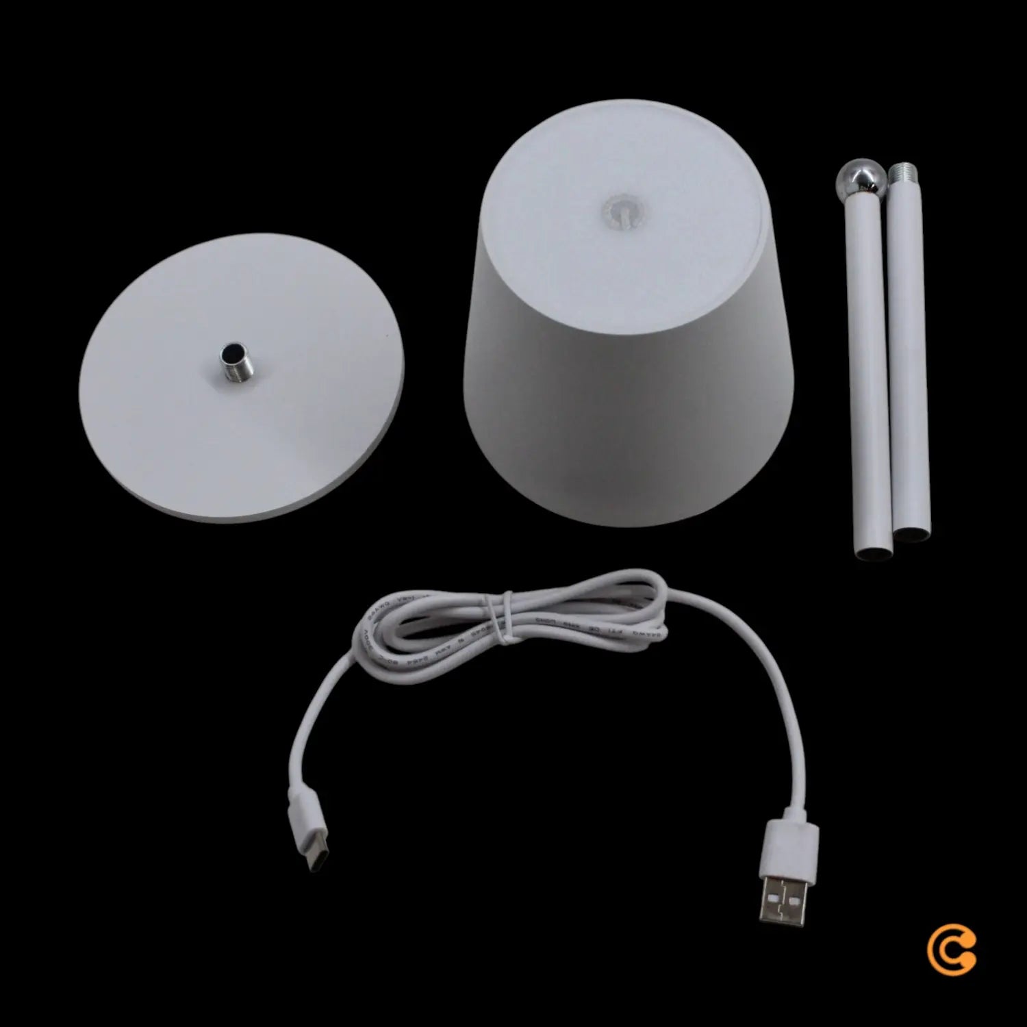 B-Ware Just Light Akku Tischlampe Led Leuchte Led Fest Eingebaut 2.5 W Weiß