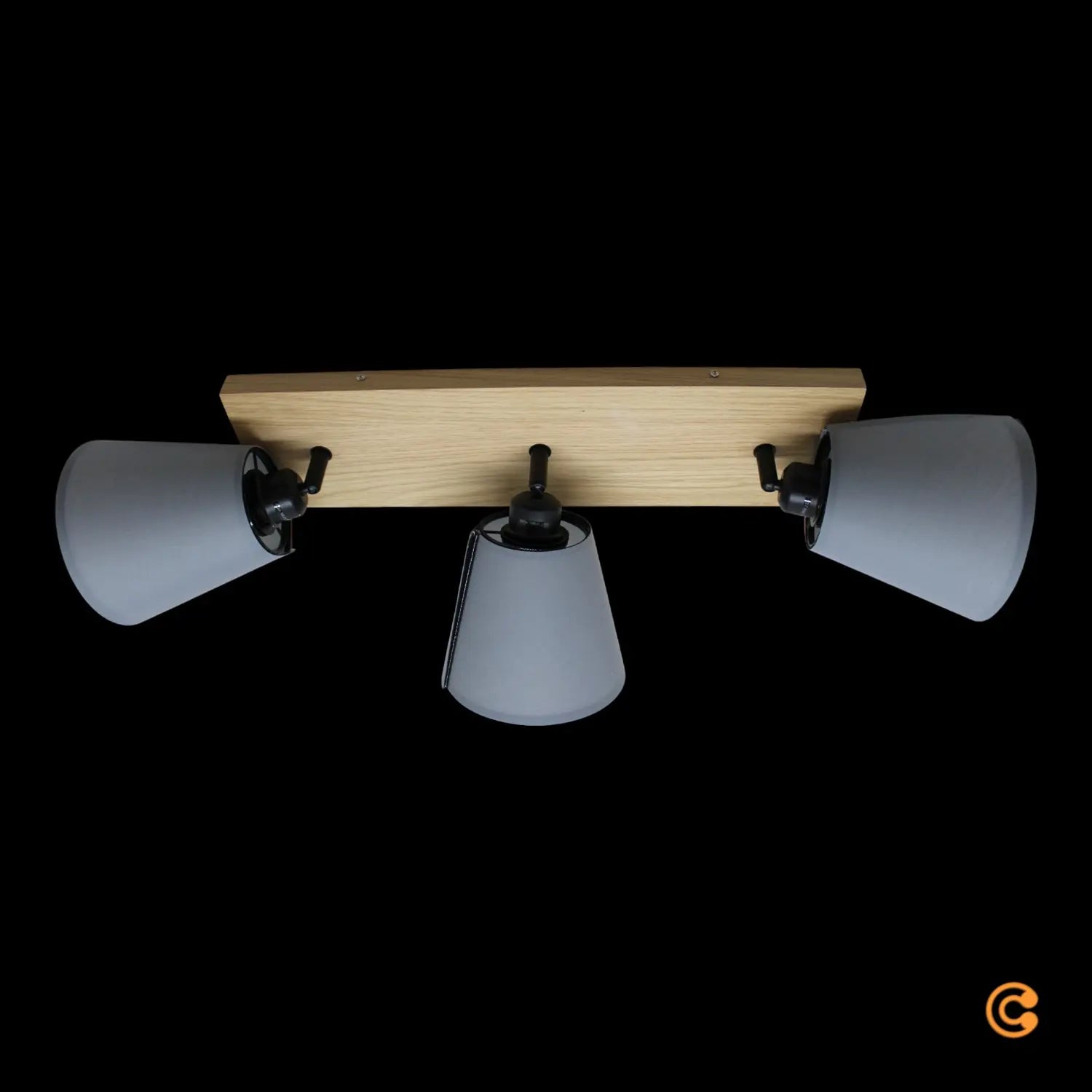 B-Ware Just Light Green Michel Deckenstrahler Strahler Wohnzimmerlampe Dreiflammig E27