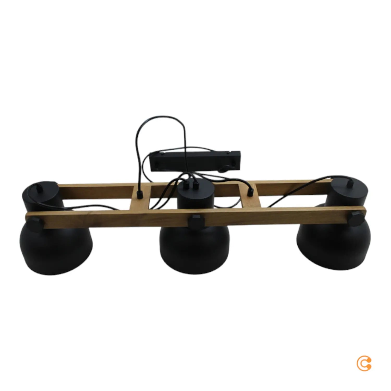 B-Ware Just Light Hängeleuchte Pendellampe Cup 2.0 Schwarz Metall 3 Flammig E27 Modern