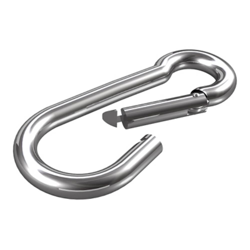 B-Ware Dörner + Helmer 4915084 Karabinerhaken Edelstahl A2 8 Mm X 80 Mm Haken Karabiner