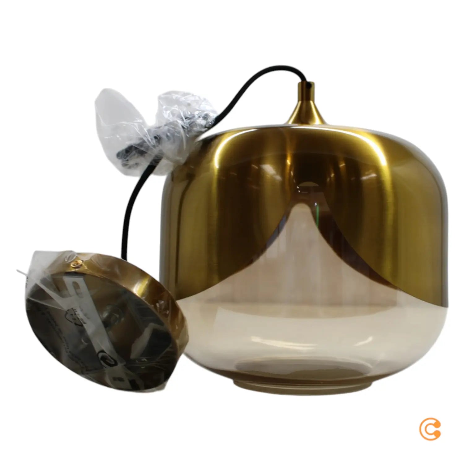B-Ware Kare Golden Goblet Hängeleuchte Hängeleuchte E27 Led Pendelleuchte ø 25 Cm Lampe