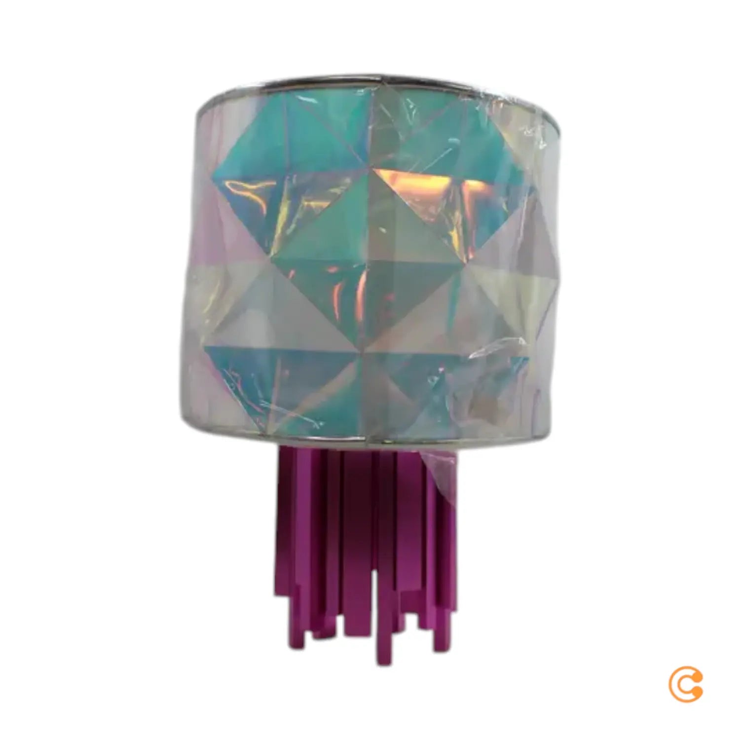 B-Ware Kare Tischleuchte Lampe Coachella Rosa Blau Polyester Stahl Siehe Text/Foto