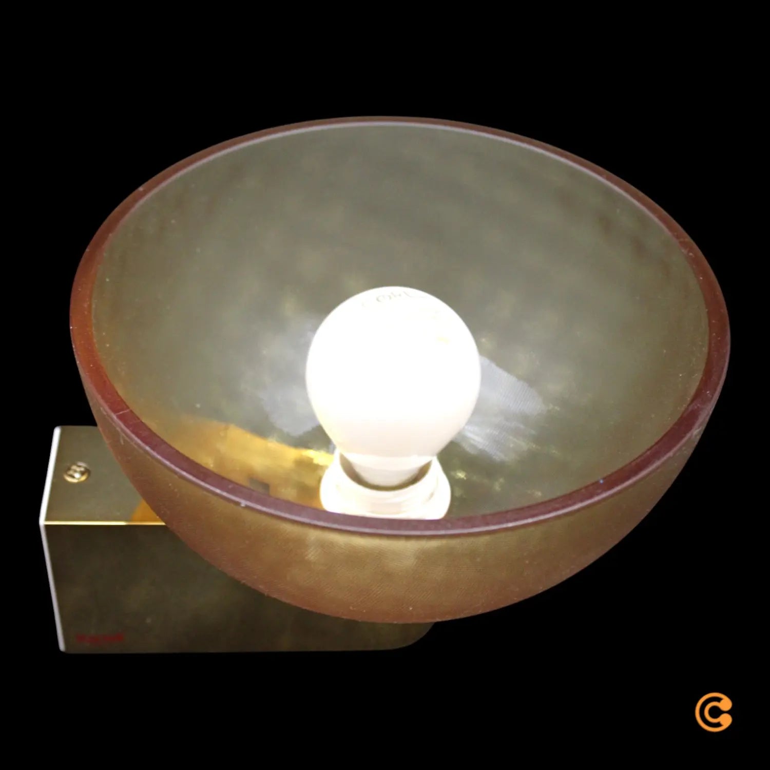 B-Ware Kartell Wandleuchte Wandlampe Fata Led Amber Thermoplastisches Technopolymer
