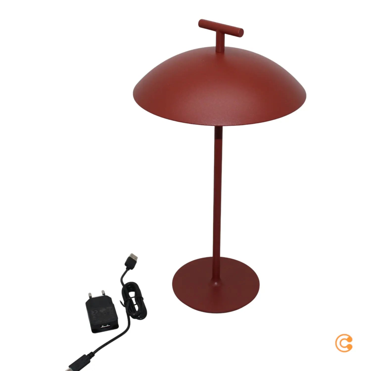 B-Ware Kartell Tischleuchte Lampe Mini Geen A Led Akku Mobil Leuchte Rot Usb Kabel Netz