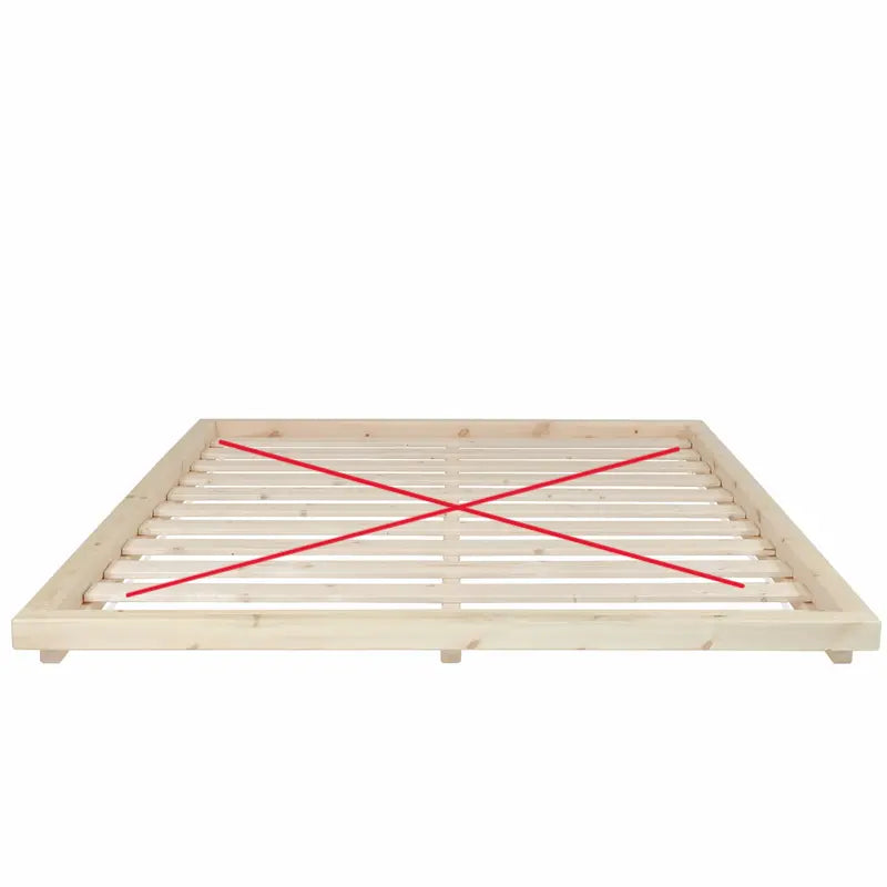 B-Ware Karup Design Dock Bettgestell Mit Lattenrost 160 X 200 Cm Kiefer Siehe Text