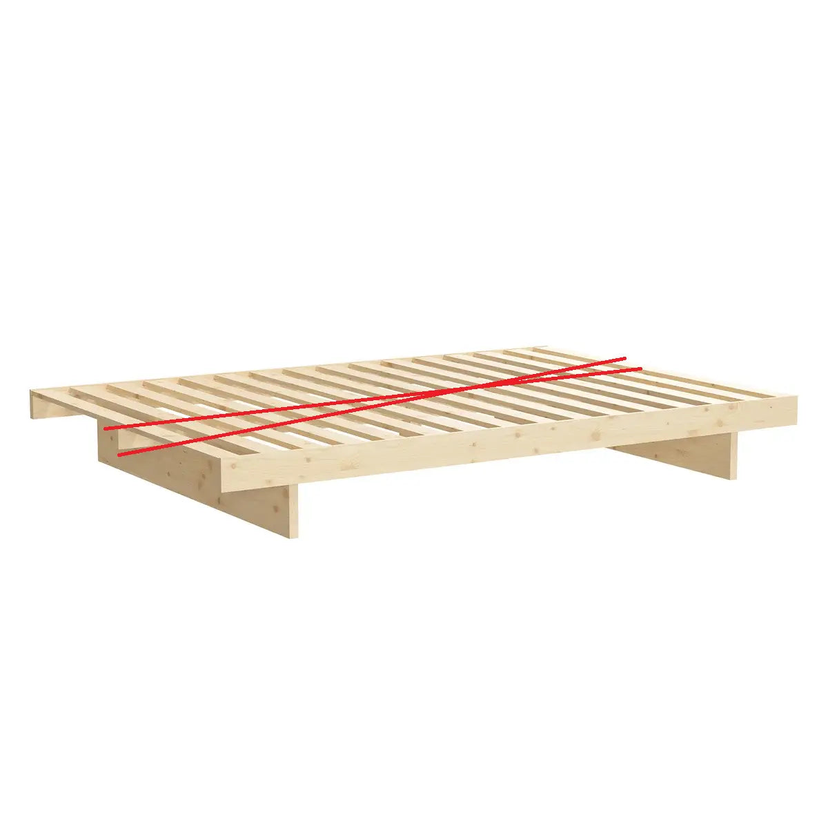 B-Ware Karup Design Bett Schlafmöbel Holzbett Kiefer Natur 140 X 200 Cm Siehe Text/Foto