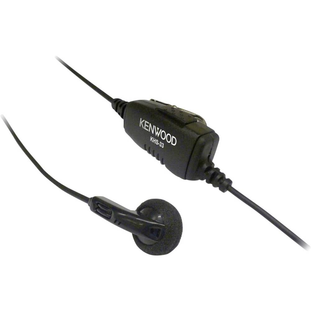 B-Ware Kenwood Khs 33 In Ohr Headset Ohrhörer Funkgerät Ptt Pkt 23 Schwarz