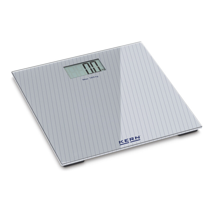 B-Ware Kern Design Badezimmerwaage Personenwaage Waage Glaswägeplatte 180kg Display