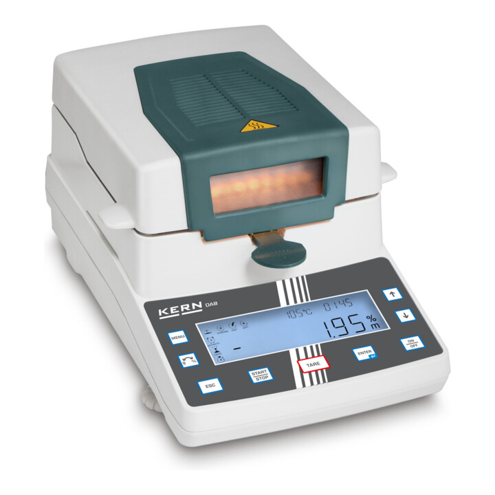 B-Ware Kern Feuchtebestimmer Gerät Waage Dab 100 3 Speicherfunktion 110g 0,001g
