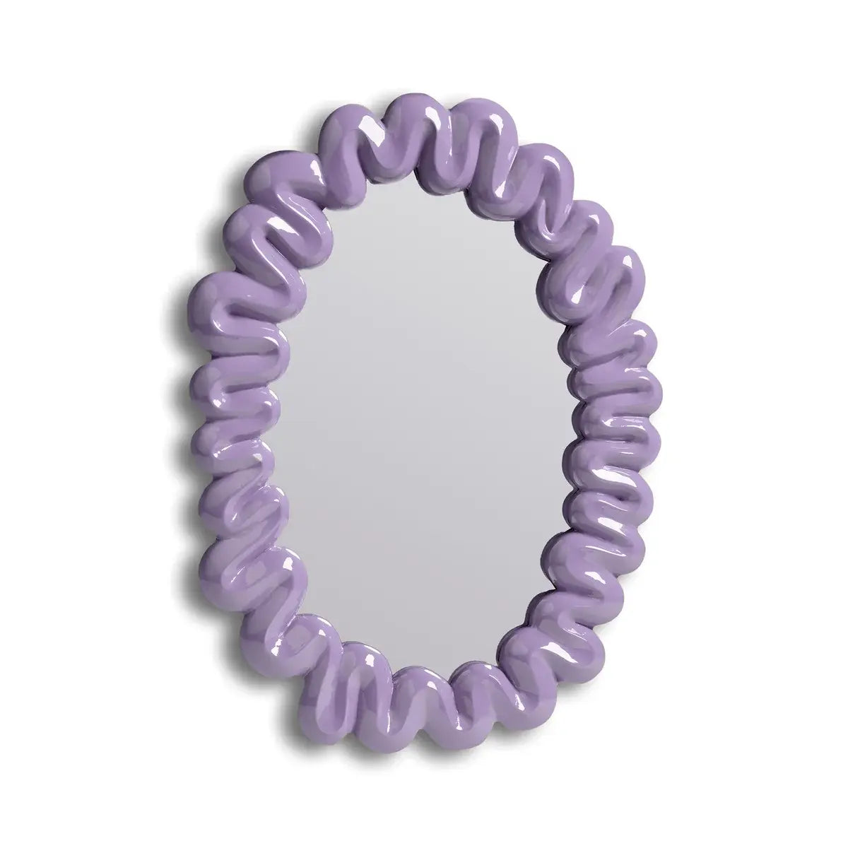B-Ware &Klevering Spiegel Wandspiegel Glas Dribble Lila 295 X 415 Cm Organisch