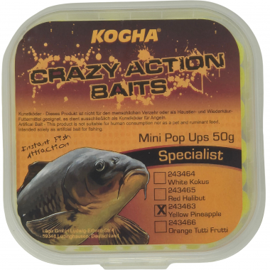 Kogha Crazy Action Baits Mini Pop Ups (Ananas)
