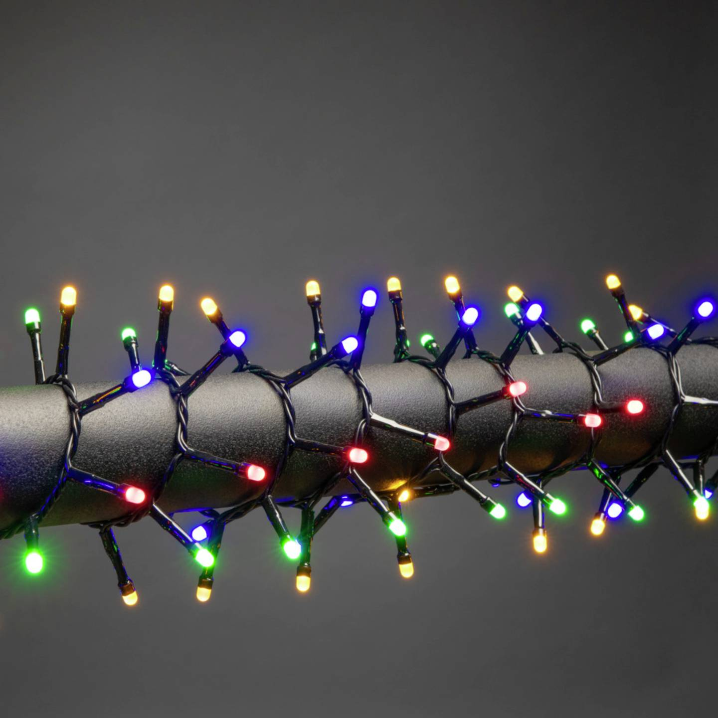 B-Ware Konstsmide Lichterkette Lichtergirlande Led Außen Mehrfarbig 1500 Micro 32.98m