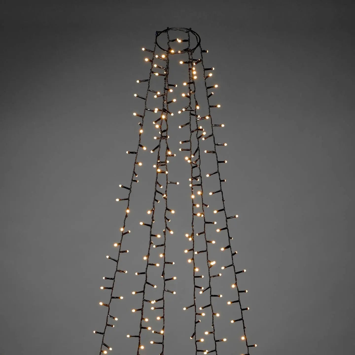 B-Ware Konstsmide Baummantel Baumumhang Micro Led Lichterkette Bernstein Außen 400cm
