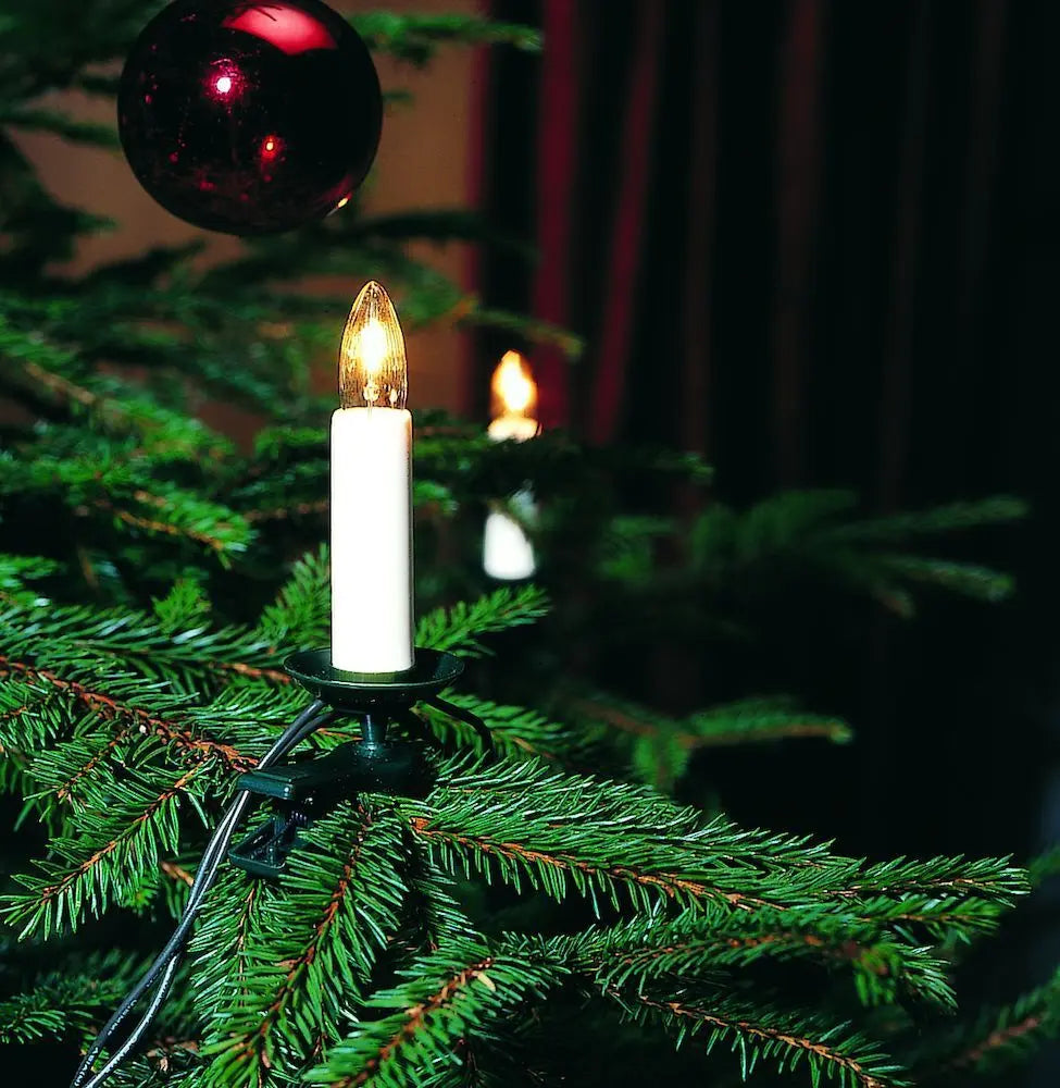 B-Ware Konstsmide Baumkette Lichterkette 25 Le Ds Topbirnen Warmweiß Weiß Innen 21,8 M