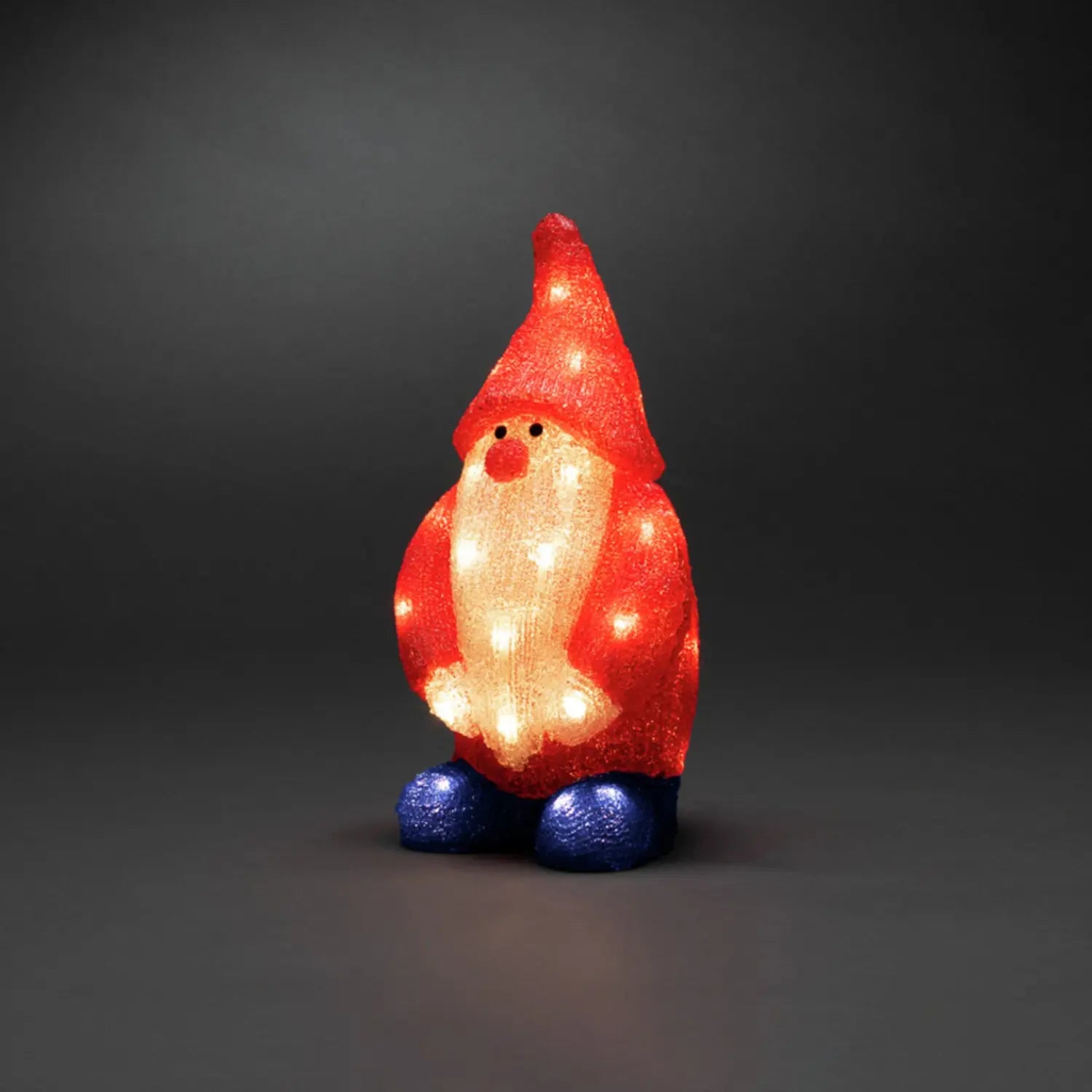 B-Ware Konstsmide Led Dekofigur Weihnachtsmann Figur Santa Rot Ip44 Höhe 36 Cm