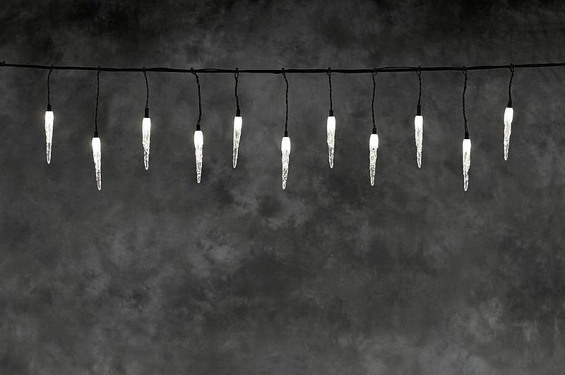 B-Ware Konstsmide Led Lichterketten System Erweiterung Eiszapfen Licht 24 V Warmweiß