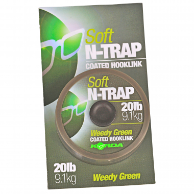 Korda Soft N-Trap Coated Hooklink (krautgrün)