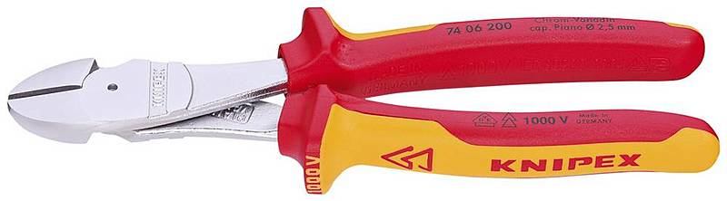 B-Ware Vde Kraft Seitenschneider Mit Facette 160 Mm Knipex 74 06 160