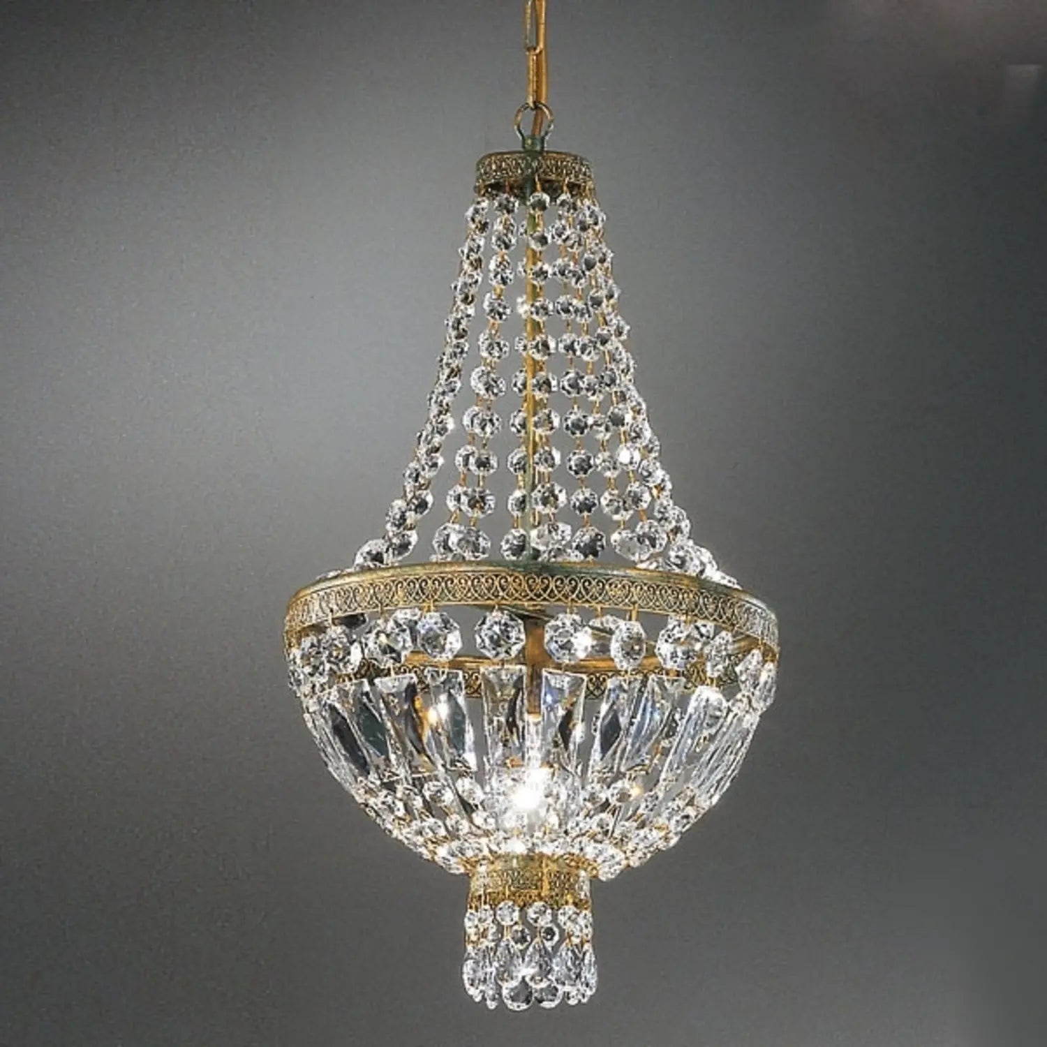 B-Ware Kögl Kristall Hängeleuchte Cupola Hängelampe Deckenlampe Deckenlicht Lampe Licht