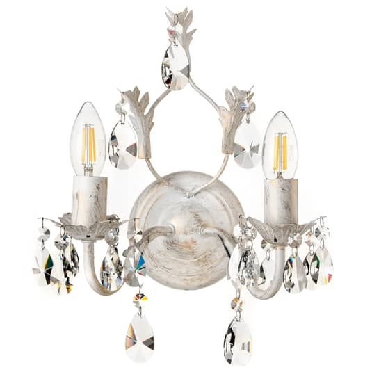 B-Ware Euluna Kristall Wandleuchte Teresa Wohnzimmerleuchte Wandlampe Flurleuchte E14