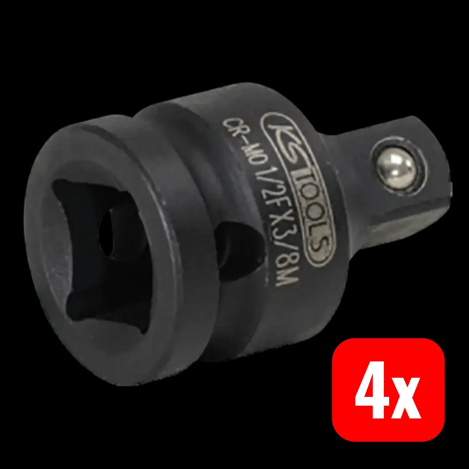 B-Ware Ks Tools Steckschlüssel Adapter Antrieb Umschaltvierkant 1 2 38 Mm 4 Stück