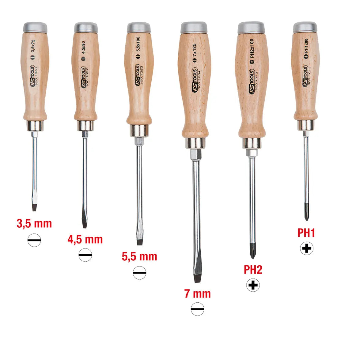 B-Ware Ks Tools Schraubendreher Set Schraubenzieher Satz Ergotorque Woo Dmax 6 Teilig