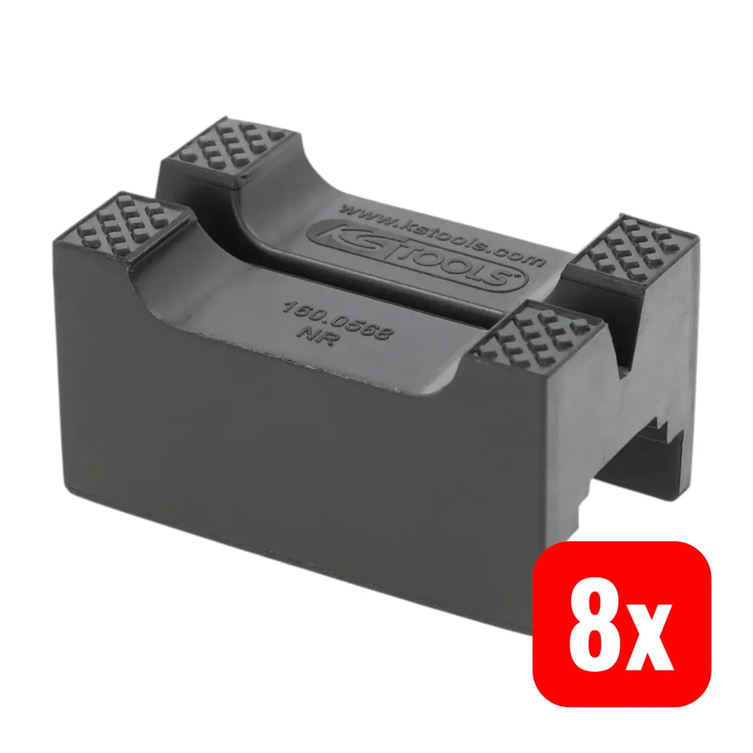 B-Ware Ks Tools Gummiauflage 35 Auflage Unterstellböcke Schweller Vollgummi 8 Stück
