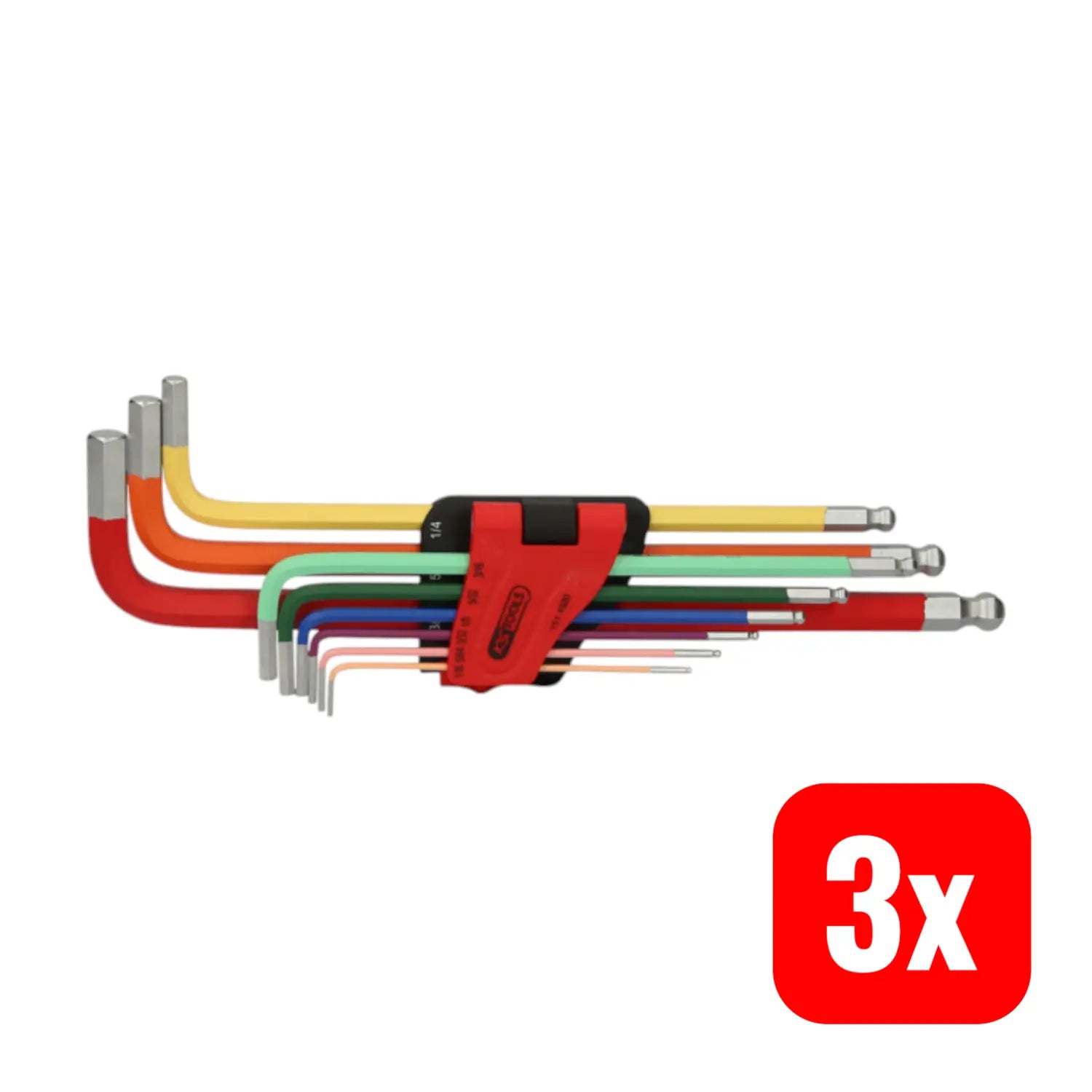 B-Ware Ks Tools Kugelkopf Innensechskant Winkelschlüssel Satz Extra Lang 9 Tlg 3 Stück
