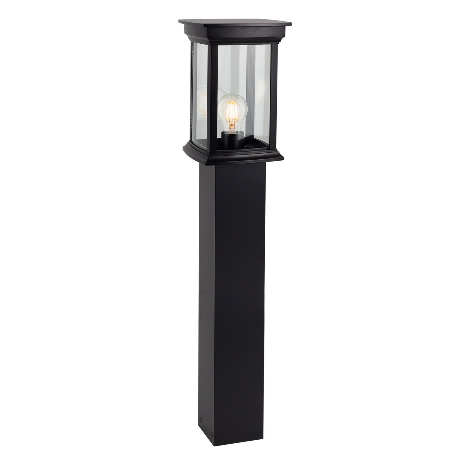 B-Ware Ks Verlichting Wegeleuchte Außenlampe Wegelicht Schwarz E27 Aluminium