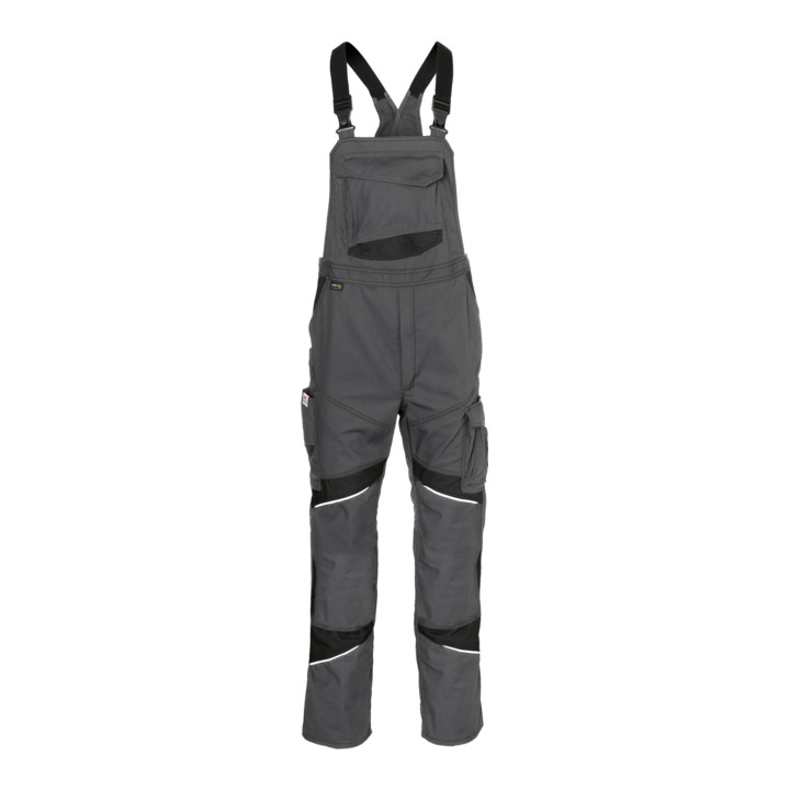 B-Ware Kübler Latzhose Arbeitskleidung Hose Activiq Baumwolle Anthrazit Schwarz 54