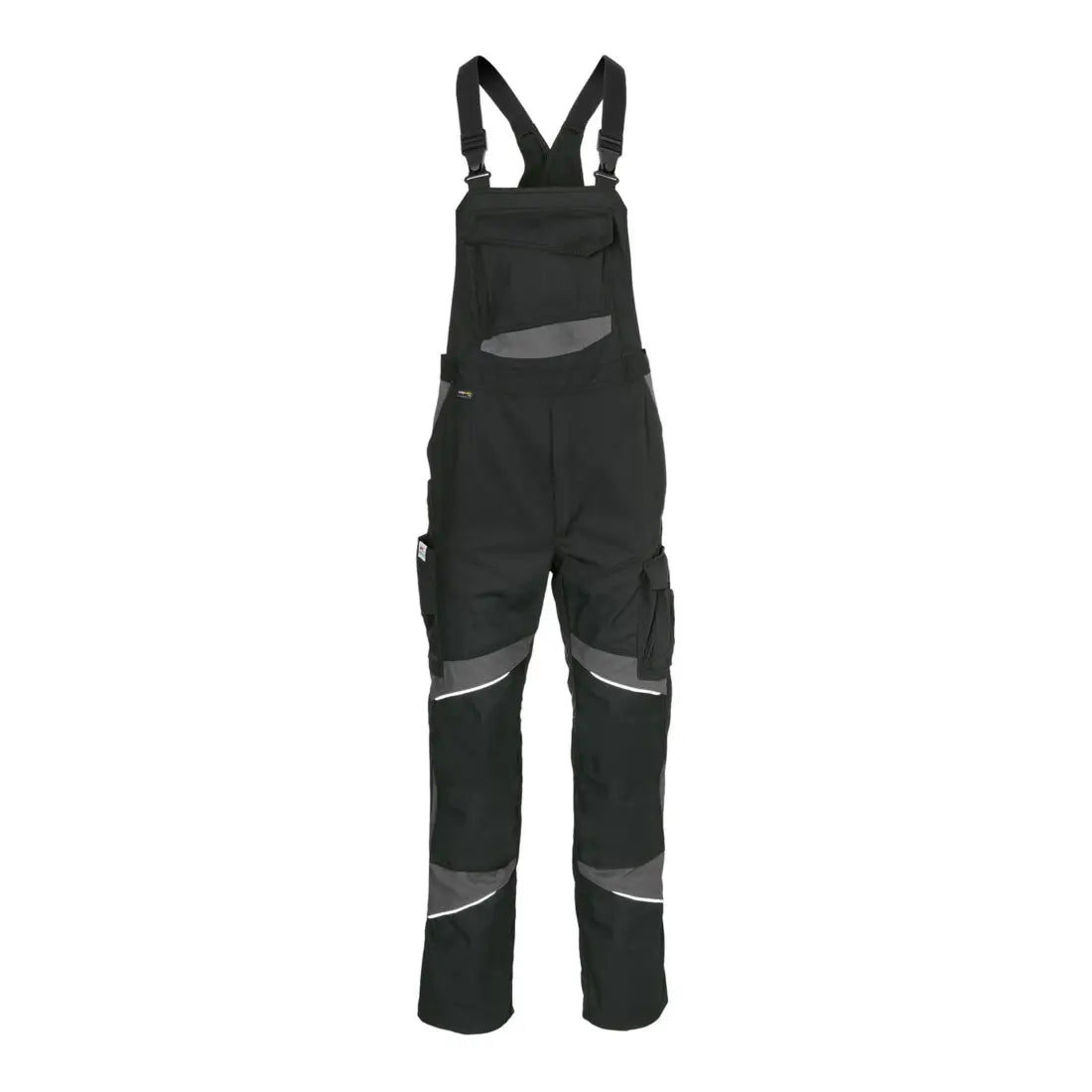 B-Ware Kübler Latzhose Arbeitshose Activiq Baumwolle Herren Schwarz Anthrazit Größe 50