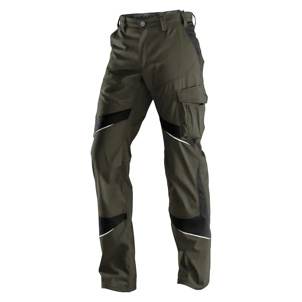 B-Ware Kübler Hose Shorts 2250 Activi Q Arbeitshose Oliv Schwarz Polyester Größe 102