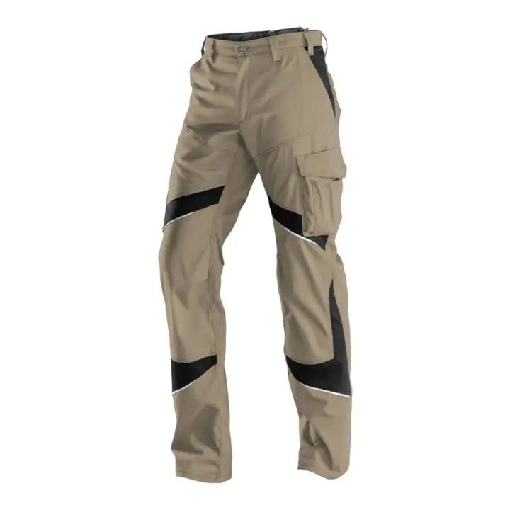 B-Ware Kübler Hose Activiq Arbeitshose Bundhose Sandbraun Schwarz Größe 26