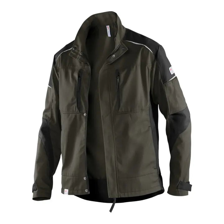 B-Ware Kübler Jacke Arbeitsjacke Activi Q Oliv Schwarz Größe L Reißverschlusstasche