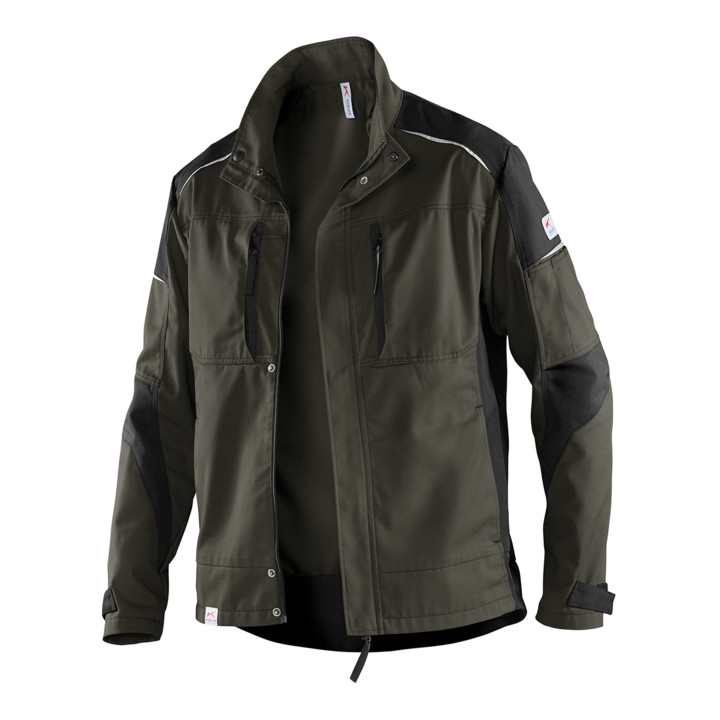 B-Ware Kübler Jacke Activi Q Arbeitsjacke Größe Xl Form 2346 Seitentaschen Oliv Schwarz