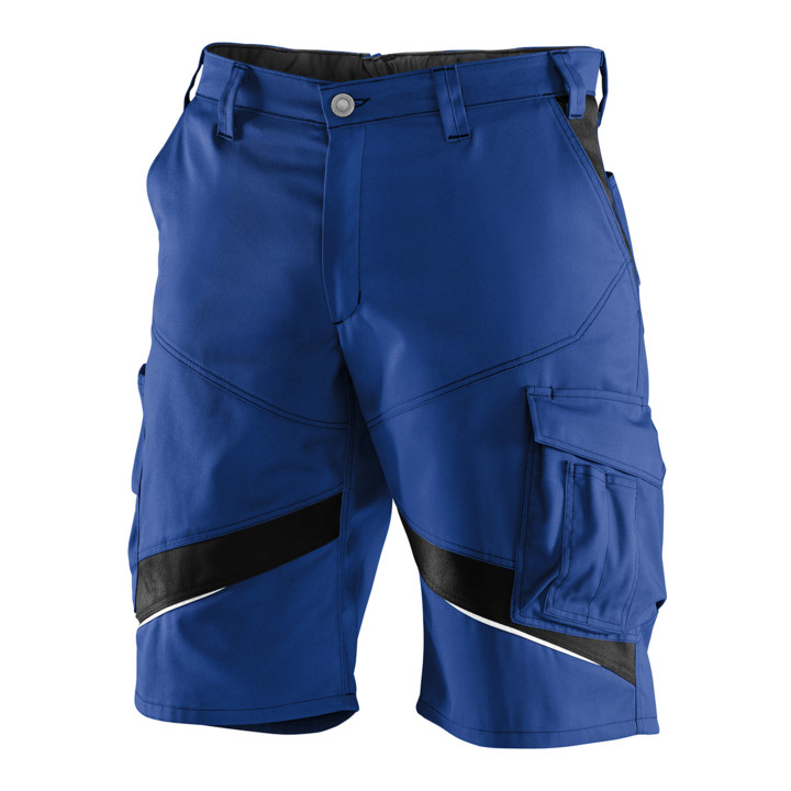 B-Ware Kübler Shorts Bermuda Arbeitshose 2450 Kornblumenblau Schwarz Größe 56
