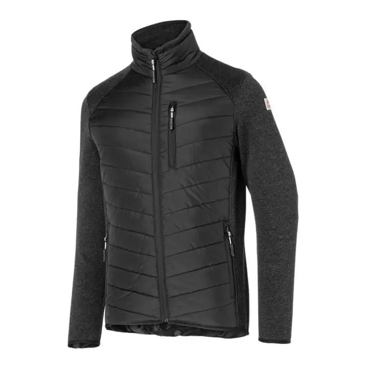 B-Ware Kübler Jacke Arbeitsjacke Hybridjacke Schwarz Dunkelgrau Unisex Größe L