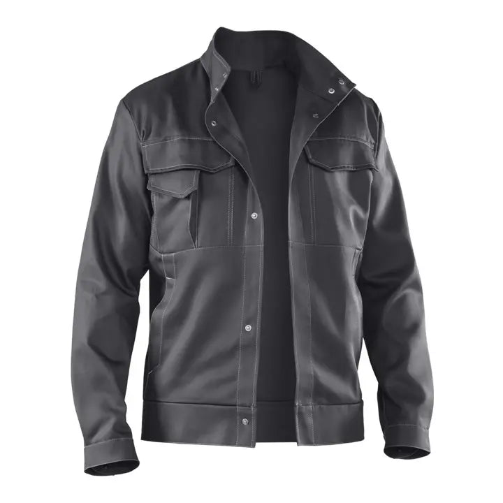 B-Ware Kübler Jacke Blouson Orga Ni Q Baumwolle 1248 Anthrazit Größe 56