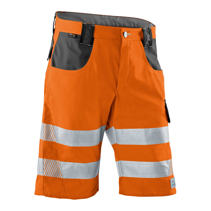 B-Ware Kübler Psa Reflectiq Shorts Größe 54 Hose Arbeitshose Warnorange Anthrazit