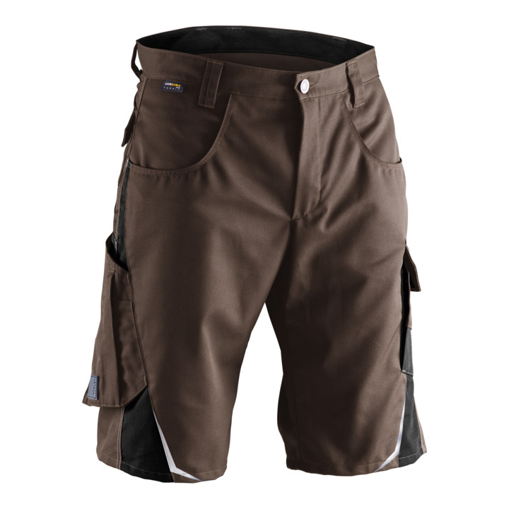 B-Ware Kübler Bermuda Shorts Hose Arbeitshose Braun Schwarz Größe 42