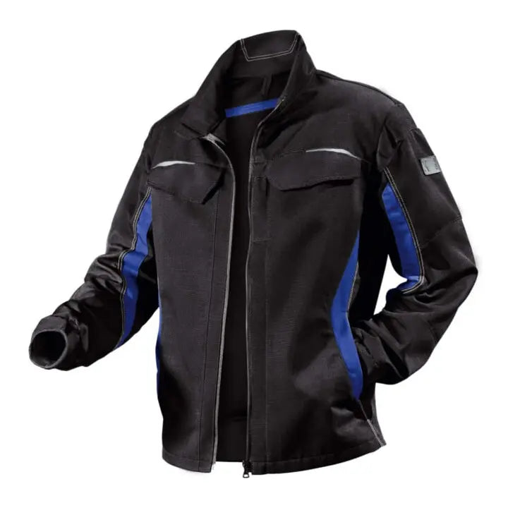 B-Ware Kübler Jacke Pulsschlag Arbeitsjacke Reflexstreifen Schwarz/Blau Größe 56
