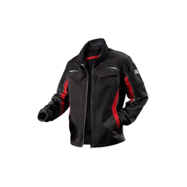B-Ware Kübler Jacke Arbeitsjacke Pulsschlag Schwarz Mittelrot Größe 52 Innentasche