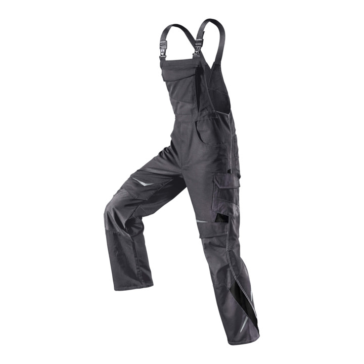 Kübler Latzhose Arbeitshose Pulsschlag Anthrazit Schwarz Gr 28 Meterstabtasche B-Ware