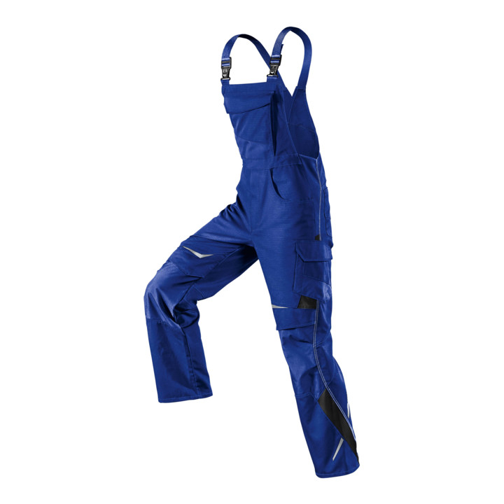 B-Ware Kübler Pulsschlag Latzhose Arbeitshose Hose Kornblumenblau Schwarz Größe 42